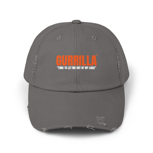 GURRILLA™ Limited Series Distressed Cap  #timetoletmeoutofmycage