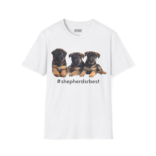 Speed&Sport™ Dog Lovers Softstyle T-Shirt #shepherdsrbest